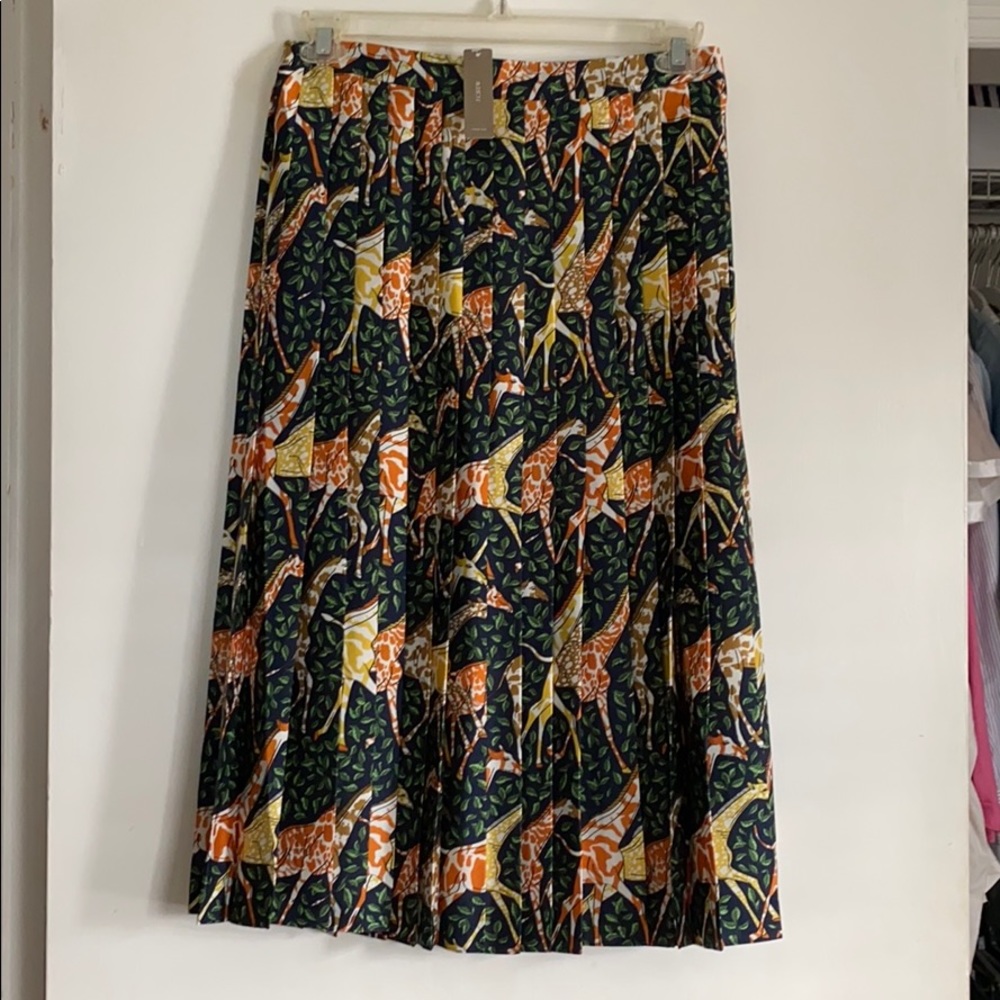 J.Crew Giraffe Print Skirt